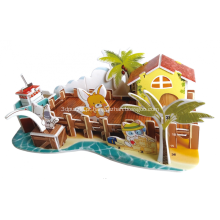 Puzzle de cais do pescador 3D